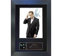 DERREN BROWN Signed Autograph Mounted Photo Reproduction PRINT A4 Very Rare (297 x 210mm) #482 (Black Frame)