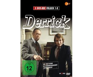 DERRICK VOL.01 - FOLGEN 1-9 3 DVD NEW HORST TRAPPERT/FRITZ WEPPER/+