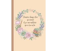 Derrière chaque élève qui réussit, il y a une maîtresse qui a cru en lui / Carnet maîtresse/ Journal/ Idée cadeau pour une maîtresse: Un carnet de remerciement plein de douceur