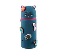 Derrière La Porte (DLP) Pencil Case Cat Grey Silicone