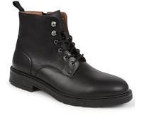 Derry Leather Lace-Up Boots - Black Size 9