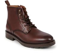 Derry Leather Lace-Up Boots - Brown Size 11