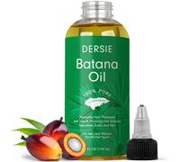 Dersie Batana Oil for Hair Growth Dr Sebi - 100% Pure & Natural Raw Oil From Honduras - For Thicker & Stronger Hair - 4 FL OZ