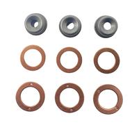 dertgmlm Injector Seal Kit With Heat Shield 19077-53650 Compatible with Kubota D662 D722 D782 D902 D905 D1005 D1105 D1305 D1403 D1503E D1703E Engine 1907753650 1584153622 15221-94020 15841-53622