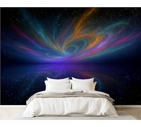 DERUINVAIO 3D Wall Mural 365x254cm Silk Wallpaper Magical Night Sky Photo Picture Wall Covering Murals Home Decorations for Bedrooms Living Room Posters (Non-Self-Adhesive)