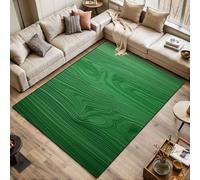 DERUINVAIO Area Rugs Living Room Large Green Abstract Wood Texture Organic Lines Patterns 120x170 cm Washable Vintage Soft Rug Modern Non Slip Floor Carpet Mat for Kids Bedroom Kitchen Dining Room