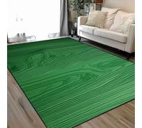 DERUINVAIO Area Rugs Living Room Large Green Abstract Wood Texture Organic Lines Patterns 160x230 cm Washable Vintage Soft Rug Modern Non Slip Floor Carpet Mat for Kids Bedroom Kitchen Dining Room