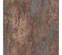 DERUINVAIO Self Adhesive Peel and Stick Wallpaper 45x300cm Rustic Metallic Copper Gray Textured Abstract Wall Paper Roll Waterproof Removable Contact Paper Vinyl Wrap for Furniture Living Room