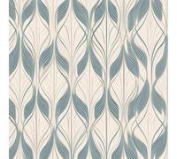 DERUINVAIO Self Adhesive Peel and Stick Wallpaper 45x300cm Seamless Inspired by Retro Designs Pastel Colors Wall Paper Roll Waterproof Removable Contact Paper Vinyl Wrap for Furniture Living Room