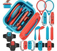 Deruitu 15 in 1 Switch Sports Accessories Bundle Set for Nintendo Switch/ OLED Games, Switch Sports Games Accessories Kit, Family Party Pack Game Accessories Set for Switch OLED Sports Games