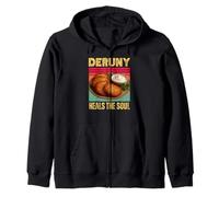 Deruny Heals The Soul Funny Ukrainian Potato Pancake Food Zip Hoodie