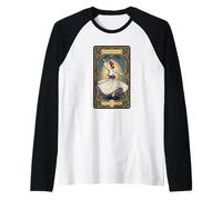 Dervish Sufi Tarot Card Whirling Dance Spiritual Raglan Baseball Tee