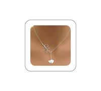 Dervivea Vintage Bird Branch Lariat Necklace Baby Bird Drop Necklace Hollow Leaf Choker Necklace Small Bird Y Necklace Silver Leaf Necklace Chain Olive Branch Necklace Mother's Necklace Jewelry