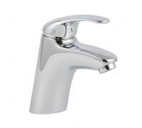 Derwen Mini Mono Chrome Basin Mixer Tap | Compact, Durable Brass Body | Chrome Finish | Easy to Install | Modern Basin & Vanity Unit