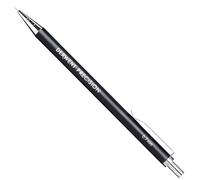 Derwent 0.7 mm Precision Mechanical Pencil, HB Leads and Erasers Included, Professional Quality, 2302429, black, 5 Piece Set