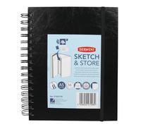 Derwent 2102179 A5 "Sketch and Store" Portrait Hardback Sketch Book (Packaging may vary)