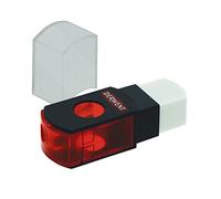 Derwent 2302376 Dual 2-in-1 Sharpener with Eraser