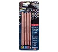 Derwent 2305601 Metallic Pencil Colours Blister Pack, Set of 6, Professional Quality Multicoloured One Size