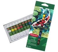 Derwent Academy Acrylic Paints, 12 ml, Set of 12, , 2302401
