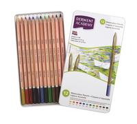 Pack of Derwent Academy Watercolour Pencils Tin - 12
