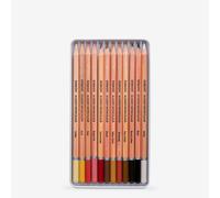 Derwent Academy Watercolour Flesh Skin Tones Pencils - 12 Tin Skintones