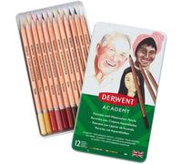 Derwent Academy Watercolour Skintones Colouring Pencils, Set of 12