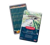 Derwent Artists Colouring Pencils, Drawing & Colouring, Set Of 12, Ideal For Blending & Layering, Professional Quality, 32092