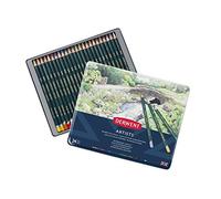 Derwent Artists Colouring Pencils, Drawing & Colouring, Set Of 24, Professional Quality, Ideal For Layering & Blending, 32093