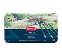 Derwent Artists Colouring Pencils, Drawing & Writing, Ideal For Blending & Layering, Set Of 72, Professional Quality, 32097