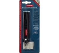 Derwent Battery Operated Eraser Pen, Includes 8 1 count (Pack of 1)