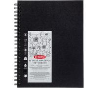 Derwent Big Book Hardback Sketch Book, A4 Portrait, Drawing & Writing, 86 Sheet