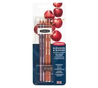 Derwent Blender and Burnisher Pencil Set of 4 with Eraser and Sharpener