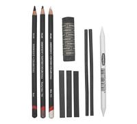 Derwent Charcoal Set Blister Pack of Mixed Charcoal Media