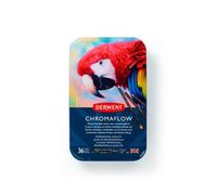Derwent Chromaflow Artist Professional Colour Pencils 36 Tin Set