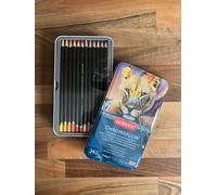 Derwent Chromaflow Coloured Pencils Tin, Set of 24, 3.5mm Core, Premium Core Strength, Professional Quality, Vibrant & Blendable, Ideal for Drawing &