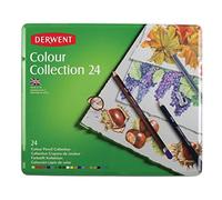 Derwent Colour Collection Sampler Kit, Set of 24 Pencils, Blocks and Accessories for Colouring and Drawing, Professional Quality, 0700212