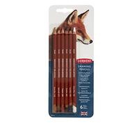 Derwent Coloured Drawing Pencils, Set of 6, Professional Quality, 700476, Multicoolor
