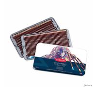 Derwent Coloursoft Coloured Pencils Metal Tin Set Of 72 For Drawing Blending