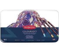 Derwent Coloursoft Colouring Pencils, Drawing & Writing, Set Of 36, Ideal For Colour Building, Professional Quality, 0701028