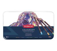 Derwent Coloursoft Colouring Pencils, Drawing & Writing, Set Of 36, Ideal For Colour Building, Professional Quality, 0701028