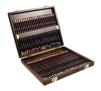 Derwent Coloursoft Colouring Pencils, Drawing & Writing, Set Of 48 In Wooden Gift Box, Ideal For Colour Building, Professional Quality, 2301660
