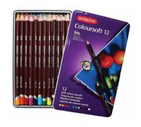 Derwent Coloursoft Colouring Pencils, Set of 12, Professional Quality, 0701026