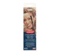 Derwent Coloursoft Skin Tone Pencil Tin Set Of 6