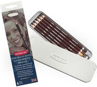 Derwent Coloursoft Skintones Colouring Pencils, Drawing & Writing, Set Of 6 wit