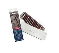 Derwent Coloursoft Skintones Colouring Pencils, Drawing & Writing, Set Of 6 with Sharpener, Ideal For Colour Building, Professional Quality, 2300217