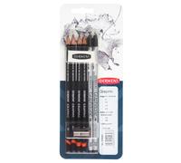 Derwent Graphic Mixed Media Blister Pack, Set of 8, Professional Quality, 700661