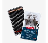 Derwent : Graphic Pencil : Tin Set of 12 : Medium