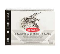 Derwent Sketch Pad, A3 Landscape, Drawing & Writing, 30 Sheets, Acid-Free Paper, Wirebound Spine, Professional Quality, 2300141