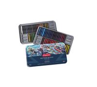 Derwent Inktense Blocks 72 Tin Set of 72 8mm Block Soft Texture Watersoluble Ideal for Watercolor Drawing Coloring Crafts and Painting on Pape
