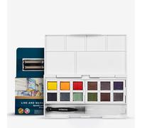 Derwent : Inktense Paint : Half Pan : Line and Wash Set of 12